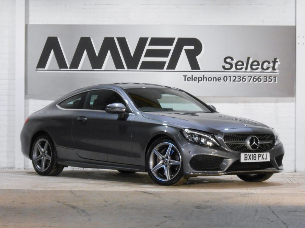 USED 2018 18 MERCEDES-BENZ C CLASS 2.1 C 220 D AMG LINE 2d 168 BHP 