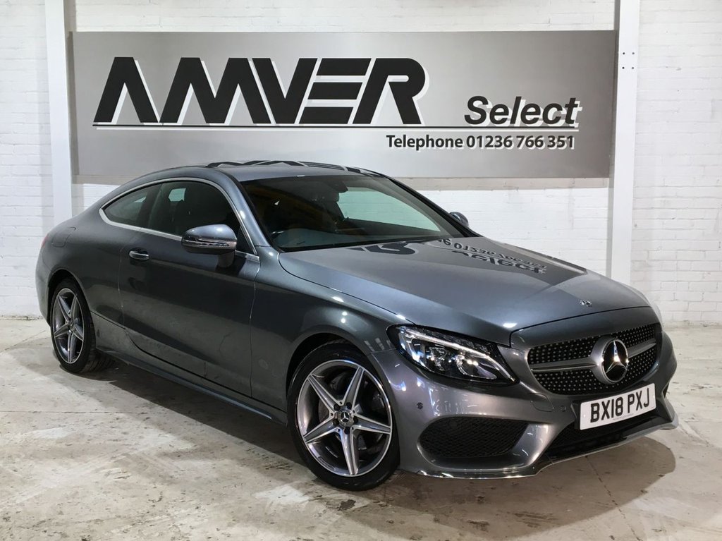 USED 2018 18 MERCEDES-BENZ C CLASS 2.1 C 220 D AMG LINE 2d 168 BHP 