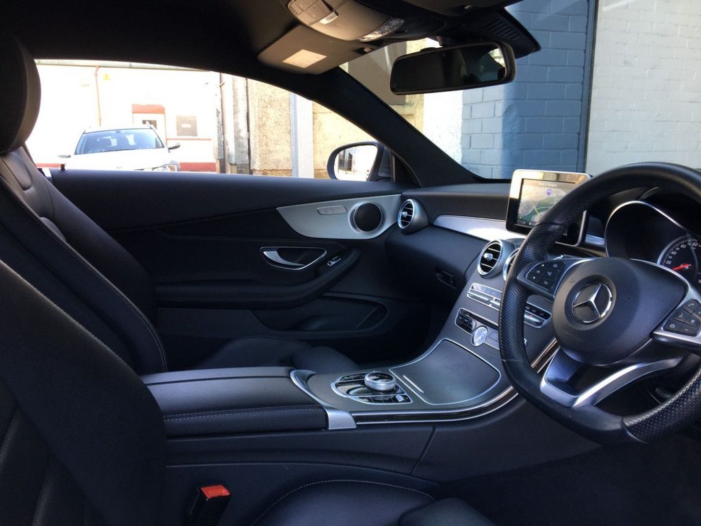 USED 2018 18 MERCEDES-BENZ C CLASS 2.1 C 220 D AMG LINE 2d 168 BHP 