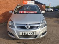 USED 2012 12 VAUXHALL ZAFIRA 1.6 DESIGN 5d 113 BHP 