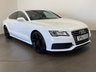 USED 2012 62 AUDI A7 3.0 TDI S LINE 5d 201 BHP Extremely well cared for and maintained , Ibis White , 20" Alloy wheels,  full black leather ,