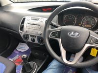 USED 2010 10 HYUNDAI I20 1.2 COMFORT 5d 77 BHP Bright Metallic Paint + Air Con & AUX Input