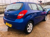 USED 2010 10 HYUNDAI I20 1.2 COMFORT 5d 77 BHP Bright Metallic Paint + Air Con & AUX Input