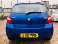 USED 2010 10 HYUNDAI I20 1.2 COMFORT 5d 77 BHP Bright Metallic Paint + Air Con & AUX Input
