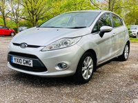 USED 2010 10 FORD FIESTA 1.4 ZETEC 16V 5d 78 BHP FULL SERVICE HISTORY! PARKING SENSORS, A/C & LOW MILEAGE