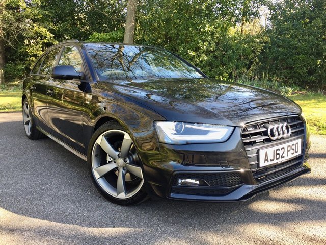 2012 62 Audi A4 2.0 AVANT TDI QUATTRO BLACK EDITION 5d 174 BHP FULL HEATED LEATHER//BANG OLUFSEN SPEAKERS//NEW FRONT BRAKES//CAMBELT AND WATERPUMP//ANUALL SERVICE