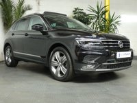 USED 2018 18 VOLKSWAGEN TIGUAN 2.0 SEL TDI BLUEMOTION TECHNOLOGY DSG 5d 148 BHP SAT NAV PANORAMIC SUNROOF