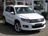 USED 2016 16 VOLKSWAGEN TIGUAN 2.0 R LINE EDITION TDI BMT 4MOTION 5d 148 BHP Finished in PURE WHITE with contrasting HEATED EBONY LEATHER trim. This high spec Tiguan has a more sophisticated look to add to its high quality interior and high spec. In short this Tiguan is spacious, comfortable and great to drive, while its raised driving position gives you a great view. Features include, Full Heated Leather, Sat Nav, DAB Radio, Auto Parking, Front and Rear Park Sensors and much more. Dealer serviced at 7255 miles and 18410 miles. Serviced on arrival at 42370 miles by EMC