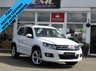 USED 2016 16 VOLKSWAGEN TIGUAN 2.0 R LINE EDITION TDI BMT 4MOTION 5d 148 BHP Finished in PURE WHITE with contrasting HEATED EBONY LEATHER trim. This high spec Tiguan has a more sophisticated look to add to its high quality interior and high spec. In short this Tiguan is spacious, comfortable and great to drive, while its raised driving position gives you a great view. Features include, Full Heated Leather, Sat Nav, DAB Radio, Auto Parking, Front and Rear Park Sensors and much more. Dealer serviced at 7255 miles and 18410 miles. Serviced on arrival at 42370 miles by EMC