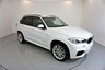USED 2017 17 BMW X5 3.0 XDRIVE30D M SPORT 5d AUTO 255 BHP-MINERAL WHITE PEARL-HEATED FRONT AND REAR SEATS-BLACK DAKOTA LEATHER-7 SEATS-CLIMATE CONTROL-CRUISE CONTROL-DAB RADIO-SATNAV-MFSW-GREAT EXAMPLE-360 CAMERA-HEATED STEERING WHEEL-HARMAN KARDON 