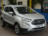 USED 2019 68 FORD ECOSPORT 1.0 TITANIUM 5d 124 BHP SAT NAV PART LEATHER INTERIOR