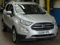 USED 2019 68 FORD ECOSPORT 1.0 TITANIUM 5d 124 BHP SAT NAV PART LEATHER INTERIOR