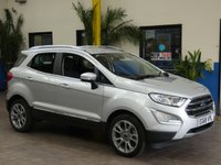 USED 2019 68 FORD ECOSPORT 1.0 TITANIUM 5d 124 BHP SAT NAV PART LEATHER INTERIOR