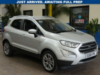 USED 2019 68 FORD ECOSPORT 1.0 TITANIUM 5d 124 BHP SAT NAV PART LEATHER INTERIOR