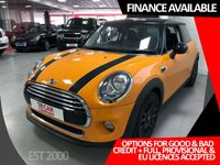 USED 2015 15 MINI HATCH COOPER 1.5 COOPER 3d 134 BHP * NAVIGATION * 16 INCH BLACK ALLOYS * 28,593 MILES ONLY * LEATHER * HEATED FRONT SEATS * CLIMATE CONTROL *