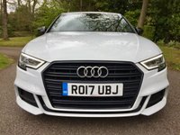 USED 2017 17 AUDI A3 2.0 TFSI BLACK EDITION 5d AUTO 188 BHP 1 PRIVATE OWNER//FULL AUDI/SPECIALIST SERVICE HISTORY NEW FRONT AND REAR BRAKE DISCS AND PADS//X4 NEW TYRES/FULL AUDI /SPECIALIST SERVICE HISTORY