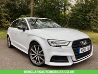 USED 2017 17 AUDI A3 2.0 TFSI BLACK EDITION 5d AUTO 188 BHP 1 PRIVATE OWNER//FULL AUDI/SPECIALIST SERVICE HISTORY NEW FRONT AND REAR BRAKE DISCS AND PADS//X4 NEW TYRES/FULL AUDI /SPECIALIST SERVICE HISTORY