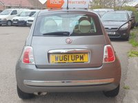 USED 2011 61 FIAT 500 1.2 LOUNGE 3d 69 BHP 