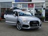 USED 2015 65 AUDI Q3 2.0 TFSI QUATTRO S LINE PLUS 5d 178 BHP Finished in FLORET SIVER MET with FULL HEATED LEATHER SEATS. This Audi Q3 is a upmarket, premium, compact SUV. It offers plenty of space, Great fun to drive and lots of high tech features. All at a very affordable price. Specification includes, Heated Leather, Sat Nav, DAB Radio, B/Tooth, 19" Alloys, Rear Park Sensors and much more. Dealer Serviced at 20507 miles, 29493 miles, 41079 miles and at 57752 on arrival at EMC. 12 Months MOT.