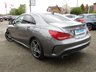 USED 2015 64 MERCEDES-BENZ CLA 2.1 CLA220 CDI AMG SPORT 4d 170 BHP Finished in MOUNTAIN GREY Metallic with contrasting LEATHER / ALCANTARA SPORTS interior. This four door coupe is like a stylish mini CLS. It has a big boot and high tech safety features inc Front and Rear Park Sensors. Other features inc SAT NAV, B/TOOTH Alloys, Leather/ Alcantara, Cruise and much more. Sandown Dorset Mercedes Dealer serviced at 8298 miles, 20691 miles, 28743 miles, 44879 miles, 60760 miles and at 71487 miles.