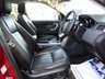 USED 2017 17 LAND ROVER DISCOVERY SPORT 2.0 TD4 HSE BLACK 5d 180 BHP Finished in FIRENZE RED MET with contrasting BLACK LEATHER SEATS. This Discovery Sport is practical, incredible off road and a comfy SUV that has 7 Seats that will swallow your family and luggage. FEATURES include Black Pack, Panoramic Glass Roof, Electric Rear Boot, Leather Seats, Sat Nav, 20" ALLOYS, Rear View Cameras, Park sensors, Tinted windows, Meridian Speakers and much more. Dealer serviced at 20951 miles, 37246 miles, 62021 miles and at 80598 miles on arrival at EMC.