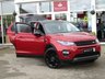 USED 2017 17 LAND ROVER DISCOVERY SPORT 2.0 TD4 HSE BLACK 5d 180 BHP Finished in FIRENZE RED MET with contrasting BLACK LEATHER SEATS. This Discovery Sport is practical, incredible off road and a comfy SUV that has 7 Seats that will swallow your family and luggage. FEATURES include Black Pack, Panoramic Glass Roof, Electric Rear Boot, Leather Seats, Sat Nav, 20" ALLOYS, Rear View Cameras, Park sensors, Tinted windows, Meridian Speakers and much more. Dealer serviced at 20951 miles, 37246 miles, 62021 miles and at 80598 miles on arrival at EMC.