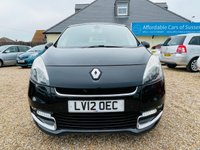 USED 2012 12 RENAULT SCENIC 1.5 DYNAMIQUE TOMTOM DCI EDC AUTOMATIC Low Mileage Automatic 5 door MPV