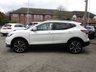 USED 2017 66 NISSAN QASHQAI 1.5 DCI TEKNA 5d 108 BHP Finished in PEARL WHITE with contrasting EBONY BLACK HEATED SEATS. The Qashqai is one of the best selling SUV's around at the moment. This Top of the range edition is comfy, easy to drive and has enough space for 5 adults. Features include, Only &pound;20 Road Tax, Full heated leather, Sat Nav, Pan Roof, 360 Reverse Cameras, DAB, B/Tooth and much more. Dealer serviced at 14905 miles, 37173 miles, 48332 miles and at 50723 miles on arrival at EMC. MOT Due 03/05/2022.
