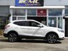 USED 2017 66 NISSAN QASHQAI 1.5 DCI TEKNA 5d 108 BHP Finished in PEARL WHITE with contrasting EBONY BLACK HEATED SEATS. The Qashqai is one of the best selling SUV's around at the moment. This Top of the range edition is comfy, easy to drive and has enough space for 5 adults. Features include, Only &pound;20 Road Tax, Full heated leather, Sat Nav, Pan Roof, 360 Reverse Cameras, DAB, B/Tooth and much more. Dealer serviced at 14905 miles, 37173 miles, 48332 miles and at 50723 miles on arrival at EMC. MOT Due 03/05/2022.