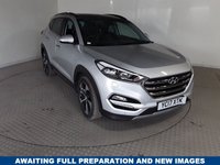 USED 2017 17 HYUNDAI TUCSON 1.7 CRDI PREMIUM SE BLUE DRIVE 5d 139 BHP PAN SUNROOF SAT NAV LEATHER