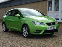 USED 2013 13 SEAT IBIZA 1.4 TOCA 3d 85 BHP www.suffolkcarcentre.co.uk - Located a Reydon