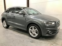 USED 2012 62 AUDI Q3 2.0 TDI S LINE 5d 138 BHP DaytonaGrey, Bluetooth, S Line