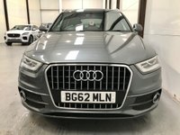 USED 2012 62 AUDI Q3 2.0 TDI S LINE 5d 138 BHP DaytonaGrey, Bluetooth, S Line