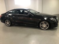 USED 2016 16 MERCEDES-BENZ E-CLASS 2.1 E220 BLUETEC AMG LINE 2d 174 BHP * CLIMATE * 18 INCH ALLOYS * MOT DEC 2021 * 55K MILES ONLY * PARKING SENSORS * NAVIGATION *