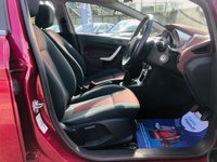 USED 2010 60 FORD FIESTA 1.4 ZETEC 5 DOOR Lovely Deep Hot Magenta Paintwork + Bluetooth
