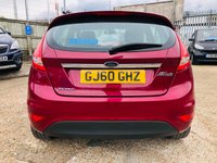 USED 2010 60 FORD FIESTA 1.4 ZETEC 5 DOOR Lovely Deep Hot Magenta Paintwork + Bluetooth