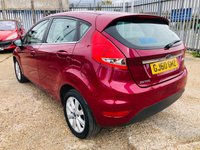 USED 2010 60 FORD FIESTA 1.4 ZETEC 5 DOOR Lovely Deep Hot Magenta Paintwork + Bluetooth