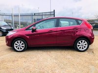 USED 2010 60 FORD FIESTA 1.4 ZETEC 5 DOOR Lovely Deep Hot Magenta Paintwork + Bluetooth