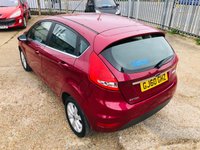 USED 2010 60 FORD FIESTA 1.4 ZETEC 5 DOOR Lovely Deep Hot Magenta Paintwork + Bluetooth