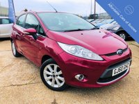 USED 2010 60 FORD FIESTA 1.4 ZETEC 5 DOOR Lovely Deep Hot Magenta Paintwork + Bluetooth