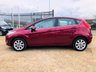 USED 2010 60 FORD FIESTA 1.4 ZETEC 5 DOOR Lovely Deep Hot Magenta Paintwork + Bluetooth