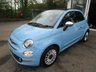 USED 2016 16 FIAT 500C 1.2 CONVERTIBLE LOUNGE 3d 69 BHP NEW SHAPE *FULL LEATHER + SAT NAV + CHROME PACK* *Optional extra Full Leather Seats + Satellite Navigation + Chrome Pack + Side Running Strips* One Owner, Just Serviced, MOT until March 2022, Great fuel economy! Only &pound;20 Road Tax! Convertible