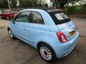 USED 2016 16 FIAT 500C 1.2 CONVERTIBLE LOUNGE 3d 69 BHP NEW SHAPE *FULL LEATHER + SAT NAV + CHROME PACK* *Optional extra Full Leather Seats + Satellite Navigation + Chrome Pack + Side Running Strips* One Owner, Just Serviced, MOT until March 2022, Great fuel economy! Only &pound;20 Road Tax! Convertible