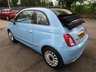 USED 2016 16 FIAT 500C 1.2 CONVERTIBLE LOUNGE 3d 69 BHP NEW SHAPE *FULL LEATHER + SAT NAV + CHROME PACK* *Optional extra Full Leather Seats + Satellite Navigation + Chrome Pack + Side Running Strips* One Owner, Just Serviced, MOT until March 2022, Great fuel economy! Only &pound;20 Road Tax! Convertible