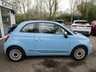 USED 2016 16 FIAT 500C 1.2 CONVERTIBLE LOUNGE 3d 69 BHP NEW SHAPE *FULL LEATHER + SAT NAV + CHROME PACK* *Optional extra Full Leather Seats + Satellite Navigation + Chrome Pack + Side Running Strips* One Owner, Just Serviced, MOT until March 2022, Great fuel economy! Only &pound;20 Road Tax! Convertible
