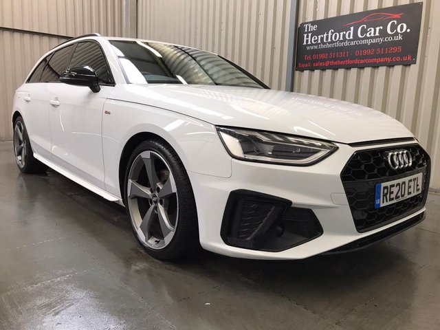 2020 20 Audi A4 2.0 AVANT TDI S LINE BLACK EDITION 5d 161 BHP