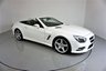 USED 2013 63 MERCEDES-BENZ SL 3.5 SL350 2d 306 BHP-DIAMOND WHITE METALLIC-HEATED RED LEATHER-ACTIVE PARK ASSIST-SPORTS STEERING WHEEL-CLIMATE CONTROL-CRUISE CONTROL-AIRSCARF SYSTEM AT FRONT-GLASS ROOF-SPORTS SUSPENSION-COMAND APS WITH DVD CHANGER-AMG 19