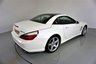 USED 2013 63 MERCEDES-BENZ SL 3.5 SL350 2d 306 BHP-DIAMOND WHITE METALLIC-HEATED RED LEATHER-ACTIVE PARK ASSIST-SPORTS STEERING WHEEL-CLIMATE CONTROL-CRUISE CONTROL-AIRSCARF SYSTEM AT FRONT-GLASS ROOF-SPORTS SUSPENSION-COMAND APS WITH DVD CHANGER-AMG 19