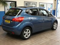 USED 2013 63 KIA VENGA 1.6 CRDI 3 ECODYNAMICS 5d 114 BHP &pound;30 ROAD TAX SUNROOF PART LEATHER HEATED SEATS