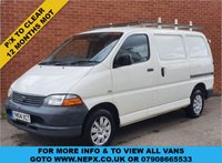 USED 2004 04 TOYOTA HI-ACE 2.5 280 GS SWB 88 BHP 
